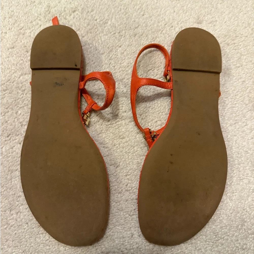 Tory Burch Orange Sandals - Picture 5 of 6